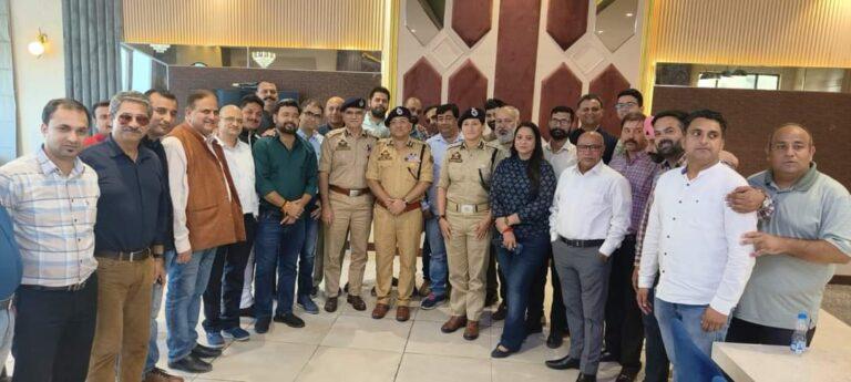 Inspector General of Police, Jammu Zone, holds an Interactive session with Jammu based Journalists